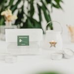 rhubarb and plum soy tea lights pack handmade vegan