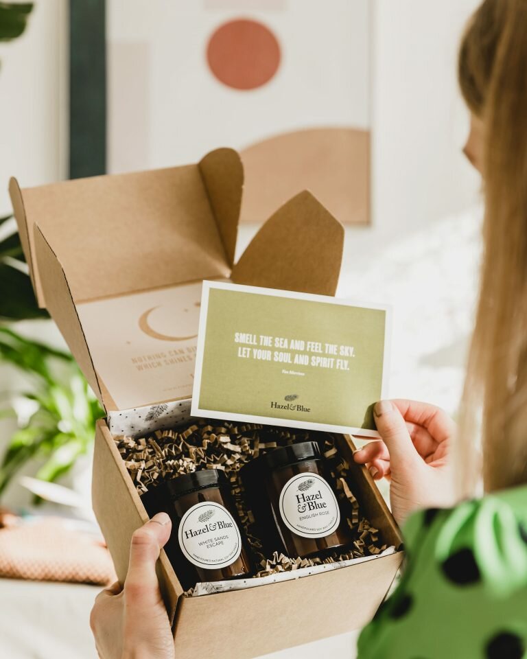 hand poured natural soy scented candles
