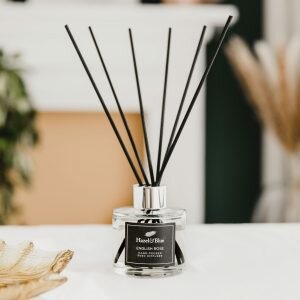 English rose hand poured reed diffuser