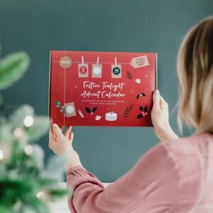 christmas advent calendar tea light